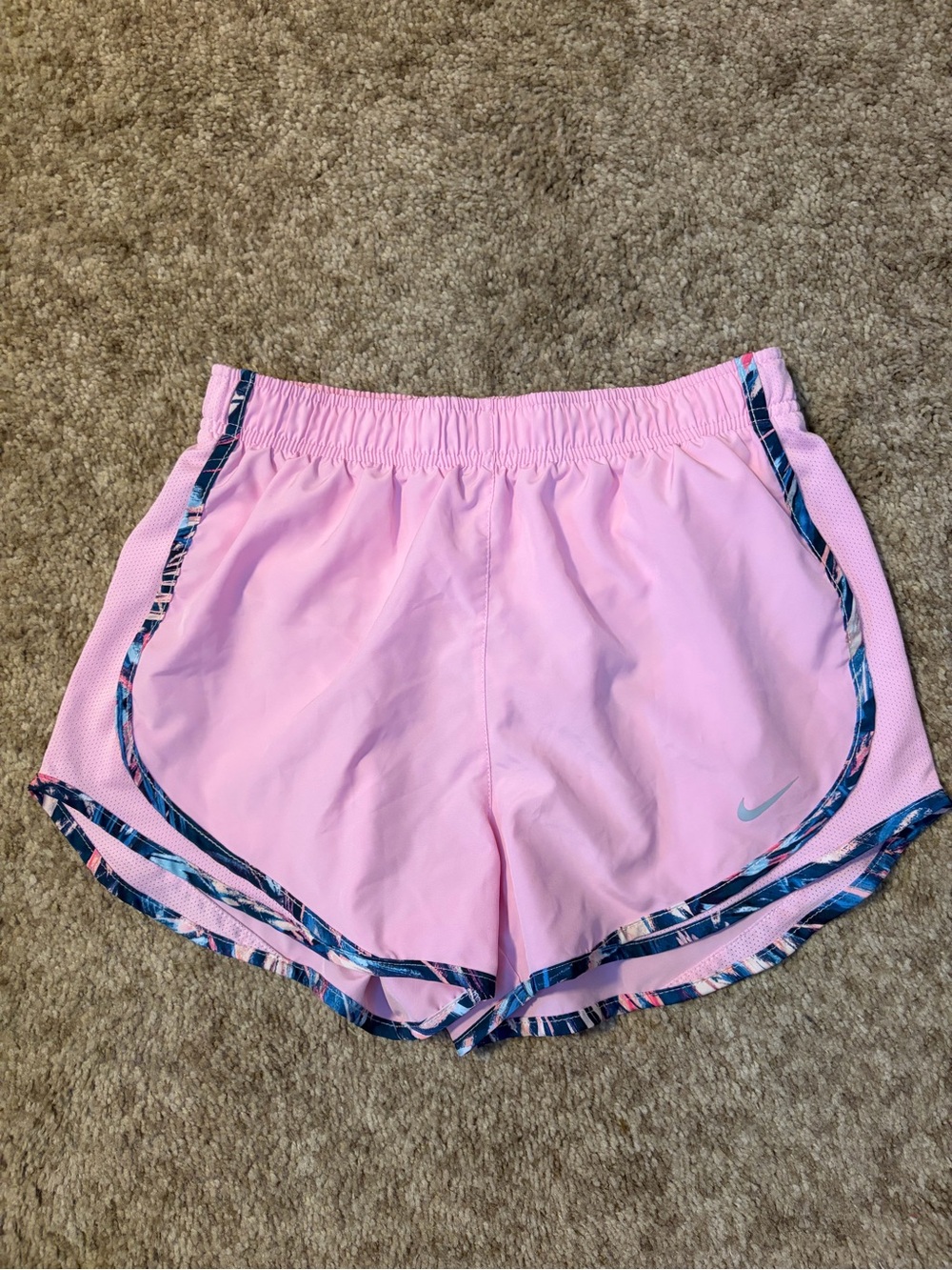 Nike Dri-FIT Pink Running Shorts Size Small Lined Athletic Activewear